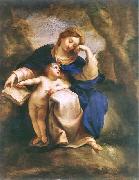 Jerzy Siemiginowski-Eleuter Madonna and Child oil painting on canvas